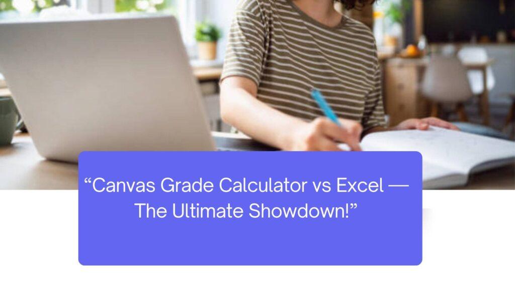 Example of Excel grade calculation sheet with weighted columns and average formula.