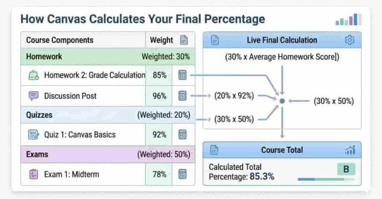 Canvas Math Grade How Canvas Converts Percentages into Letter Grades and GPA (Step-by ...