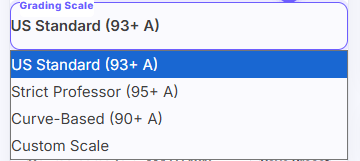 Canvas grading scale selection in Canvas grade boundary calculator
Canvas grading scale selection in Canvas grade boundary calculator
