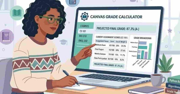 Canvas Course Picture Math What is a Canvas Grade Calculator? (Complete Student Guide)