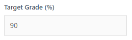 target grade input field canvas calculator
