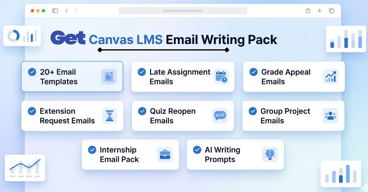 Professional academic email templates system for Canvas LMS students and university communication