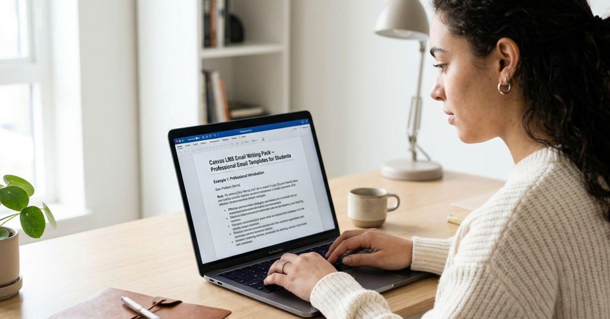 Student receiving successful response from professor after professional academic email