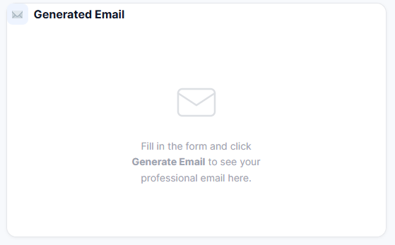 Generate professional late assignment email button for college students