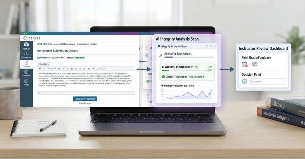 Can Canvas detect ChatGPT through AI detection tools