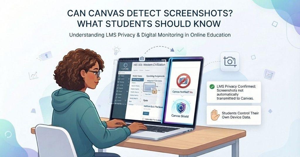 Can Canvas detect screenshots during quizzes and online classes