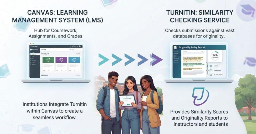 Canvas and Turnitin integration for originality and similarity checking