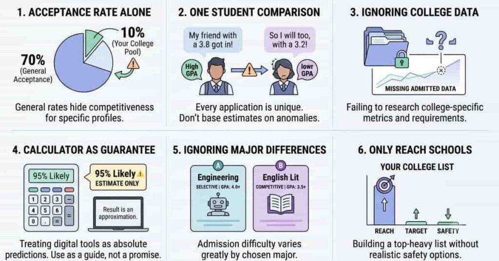 GPA and SAT ACT comparison for estimating college admission chances