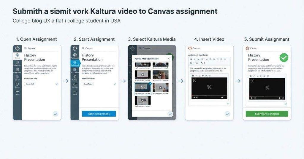 How to upload a video to Kaltura in Canvas step-by-step