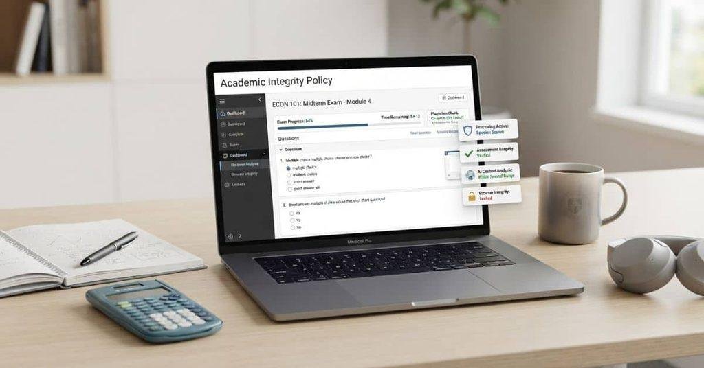 Blackboard cheating detection and online exam monitoring for students