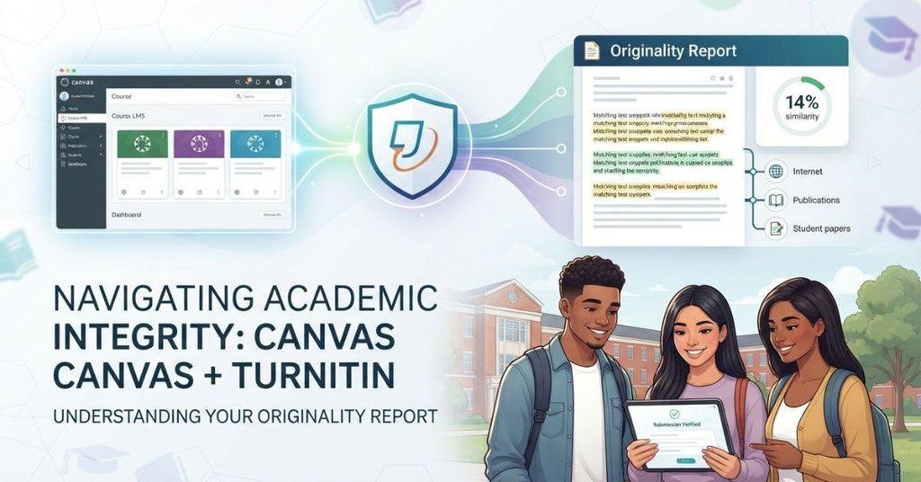 Canvas Turnitin originality report and similarity score explained