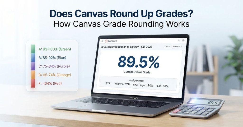 Does Canvas round up grades and how Canvas grade rounding works