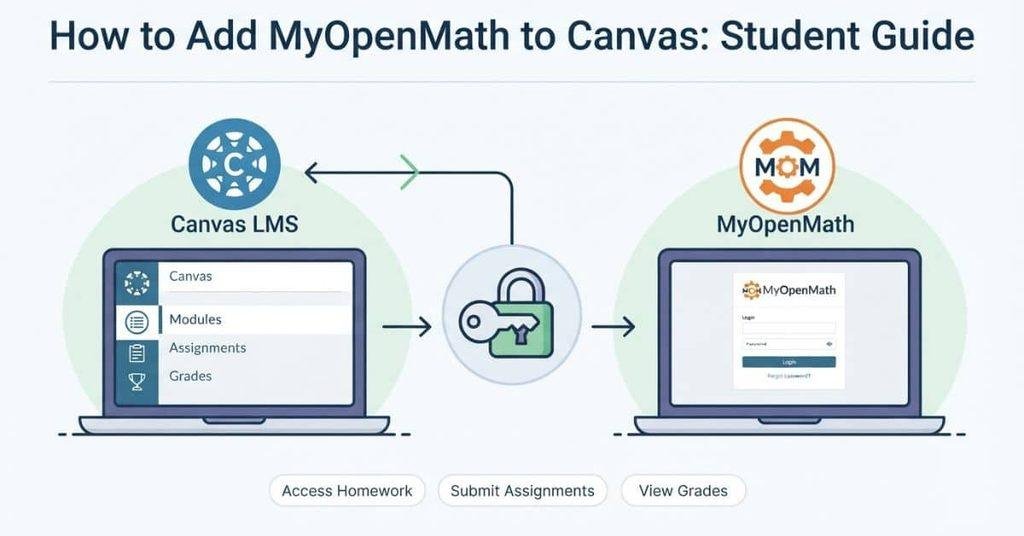 How to add MyOpenMath to Canvas student guide