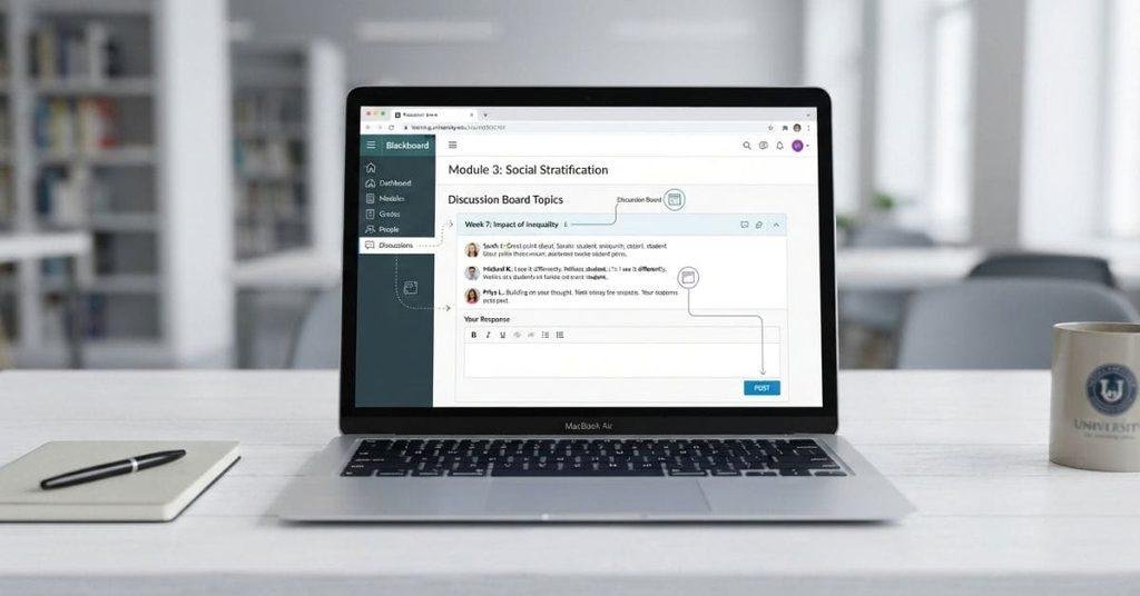 How to post on a discussion board on Blackboard step-by-step