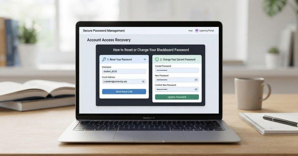 How to reset or change your Blackboard password
