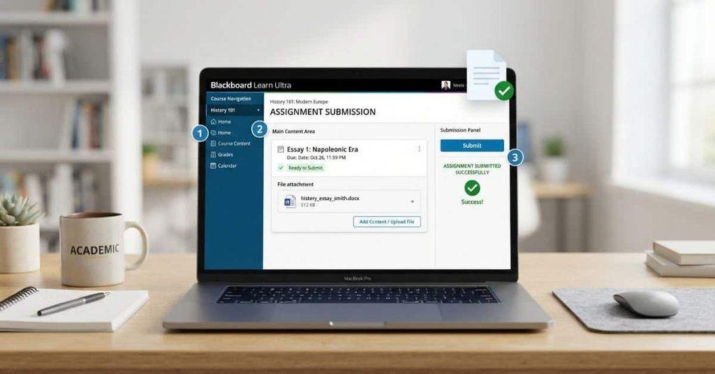 How to submit an assignment on Blackboard step-by-step guide